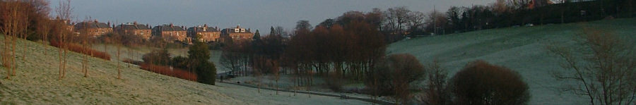 View of Braidburn Valley Park - February