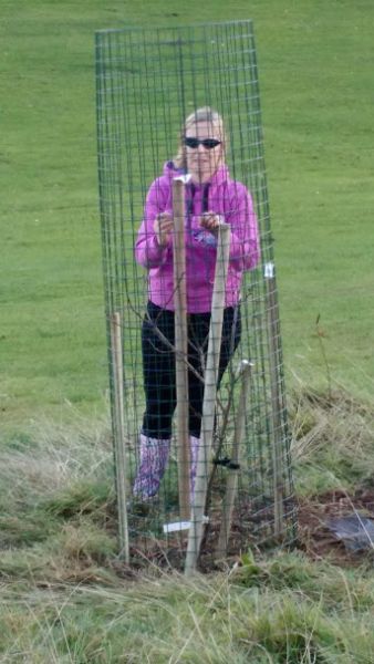 Not sure what is in the cage here.